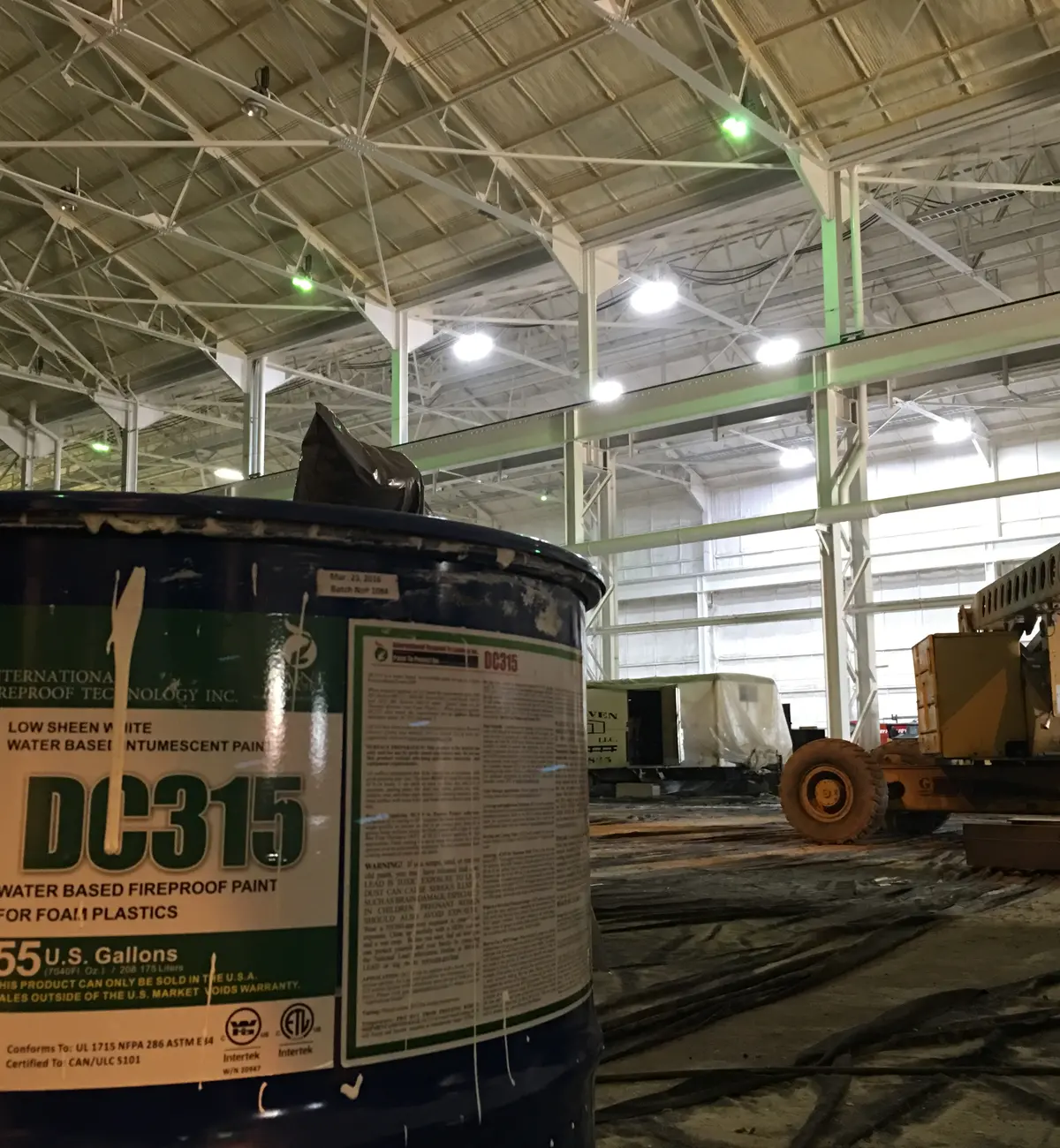 Opakowanie produktu DC315 na placu budowy